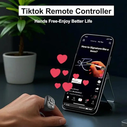 Wireless Ring Remote Control - Wireless Remote Control for iPhone, for iPad and Android