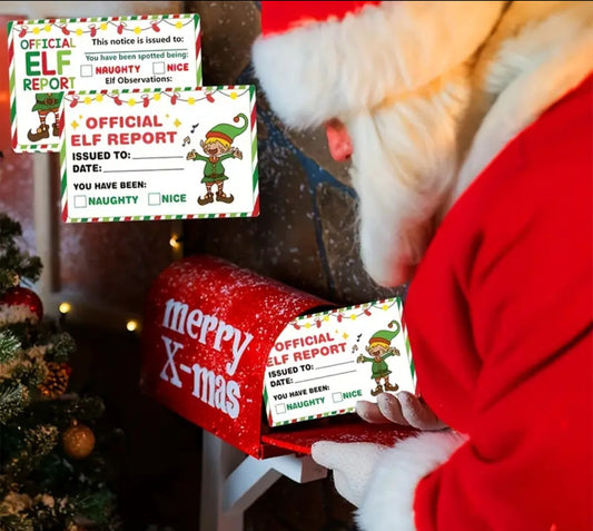 Christmas elf reports.    *FREE DELIVERY*