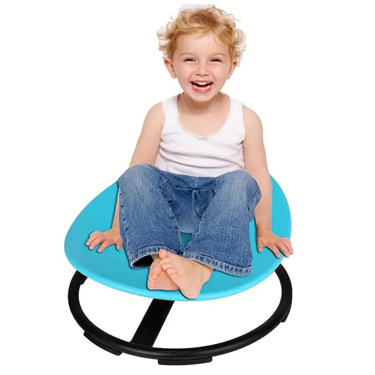 Sensory Rotating Chair, Autistic Kids 3+ Sensory Swivel Spinning Chair