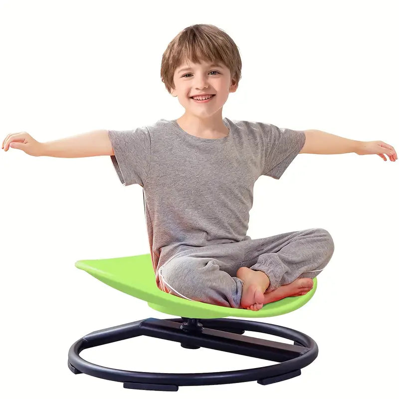 Sensory Rotating Chair, Autistic Kids 3+ Sensory Swivel Spinning Chair
